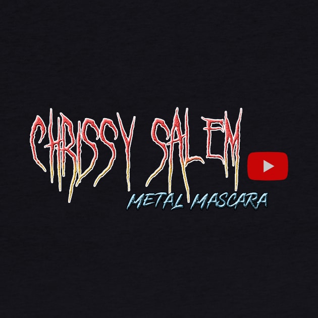 2 Sided Chrissy Salem Metal Mascara  Design by Chrissy Salem Merch